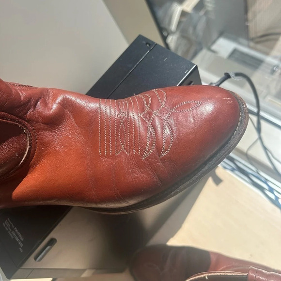 Men’s vintage  Boulet Cowboy Boots!!! Men’s 10.5 - Picture 3 of 7